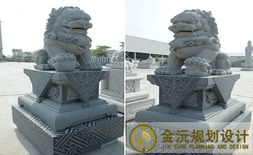 中国古建筑之石狮子寓意